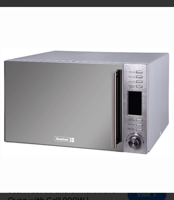 Scanfrost 30L Microwave Oven with Grill (SF30SSDGC)
